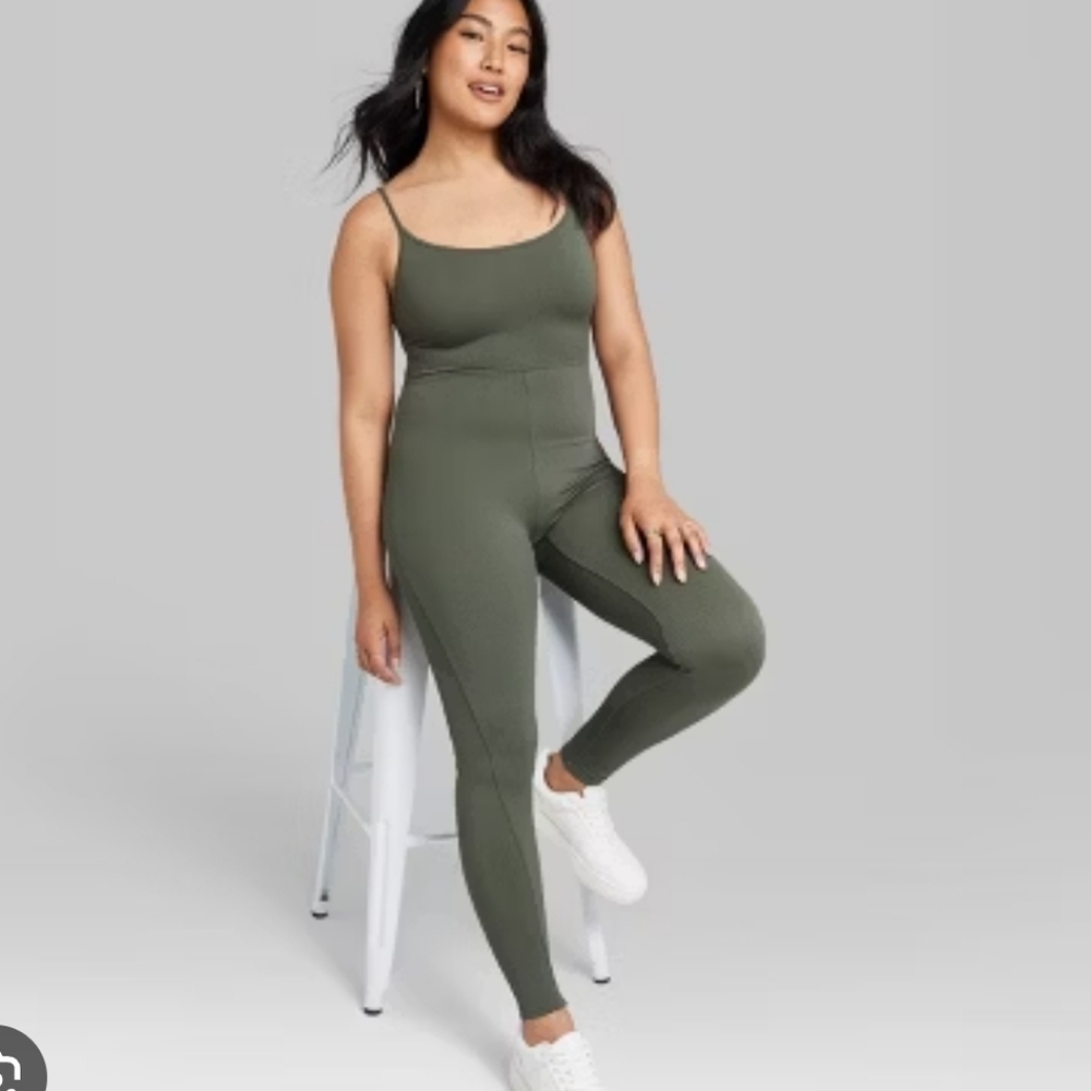 Wild Fable Ribbed Seamless Jumpsuit New With Tags